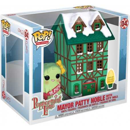 Figura Funko Pop! Town Christmas Peppermint Lane Mayor Patty Noble en Ayuntamiento Modelo 04 | 44424 (con Luz)