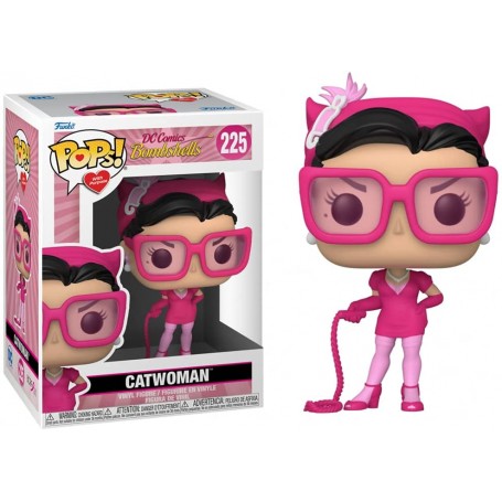 Figura Funko Pop! Películas Catwoman Modelo 225 | 58499 Edición apoyo lucha cáncer de mama Caja Dañada Outlet