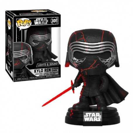 Figura Funko Pop! Star Wars El ascenso de Skywalker Kylo Ren Modelo 308 | 44599 Con Luz y Sonido