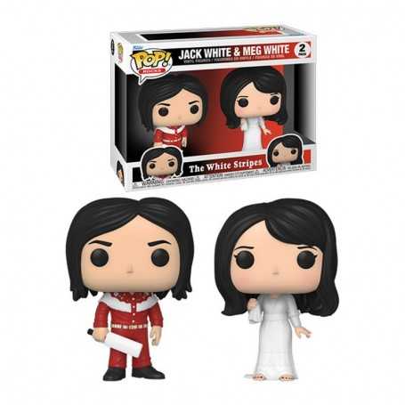 Figura Funko Pop! Rocks Jack White & Megan White The White Stripes Pack-2 | 61428
