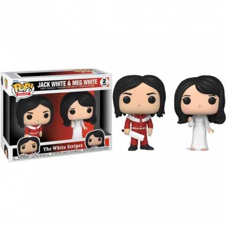 Figura Funko Pop! Rocks Jack White & Megan White The White Stripes Pack-2 | 61428
