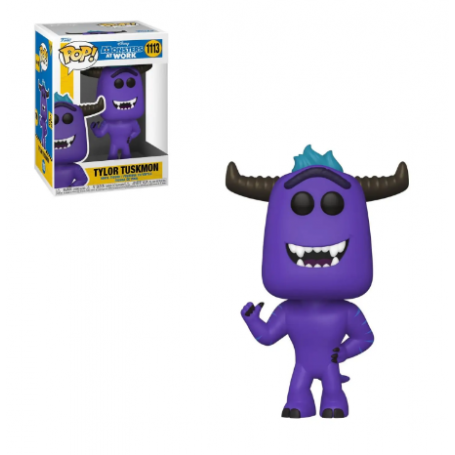 Figura Funko Pop! Disney Monstruos al trabajo Tylor Tuskmon Modelo 1113 | 57381 | Caja Dañada Outlet