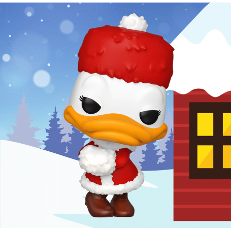 Figura Funko Pop! Disney (Navidad) Daisy Modelo 1127 | 57746 | Caja Dañada Outlet