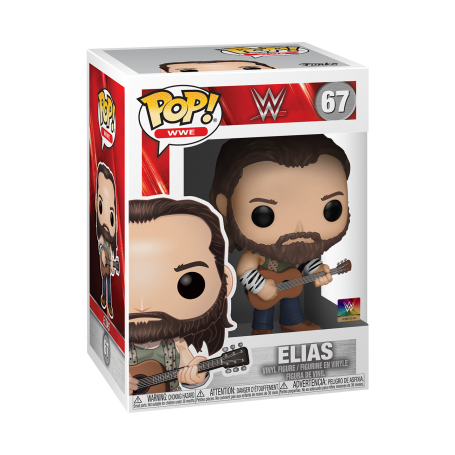 Figura Funko Pop! WWE Elías con guitarra Modelo 67 | 41943 | Caja Dañada Outlet