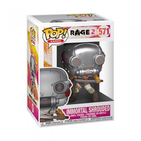 Figura Funko Pop! Juegos Rage 2 Inmortal Shrouded Modelo 571 | 45112 Caja Dañada Outlet
