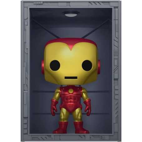 Figura Funko Pop! Deluxe Marvel Salón de Armaduras Iron Man Modelo 4 Modelo 1036 | 62781 Edición Exclusiva