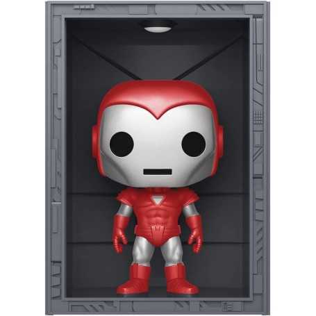 Figura Funko Pop! Deluxe Marvel Salón de Armaduras Iron Man Modelo 8 Silver Centurion Modelo 1038 | 64806 Edición Exclusiva