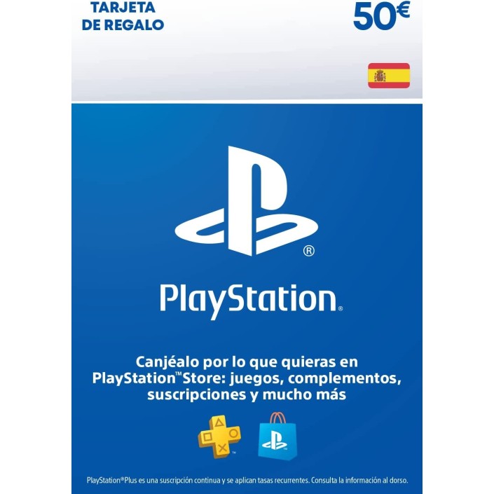 Tarjeta de recarga Playstation PSN Saldo 50€