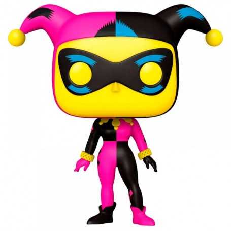 Figura Funko Pop! DC Batman Harley Quinn Black Light Modelo 371 | 51726 Edición Especial