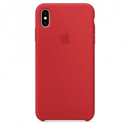 Funda Apple Silicona Para iPhone XS Max Color Rojo Modelo MRWH2ZM/A