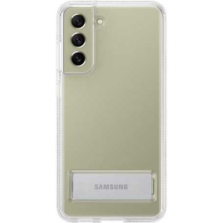 Funda con pie Standing Cover para Samsung Galaxy S21 FE Transparente EF-JG990CT
