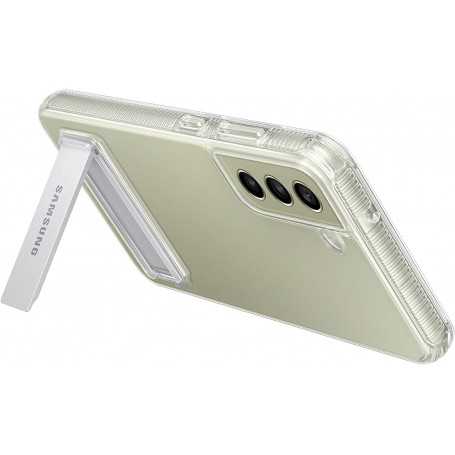 Funda con pie Standing Cover para Samsung Galaxy S21 FE Transparente EF-JG990CT