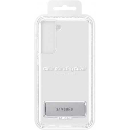 Funda con pie Standing Cover para Samsung Galaxy S21 FE Transparente EF-JG990CT