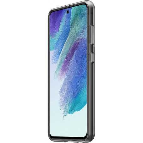 Funda Clear Strap para Samsung Galaxy S21 FE 5G Transparente Negra Modelo EF-XG990CB