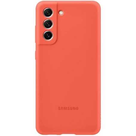 Funda de Silicona para Samsung Galaxy S21 FE Coral Modelo EF-PG990TP