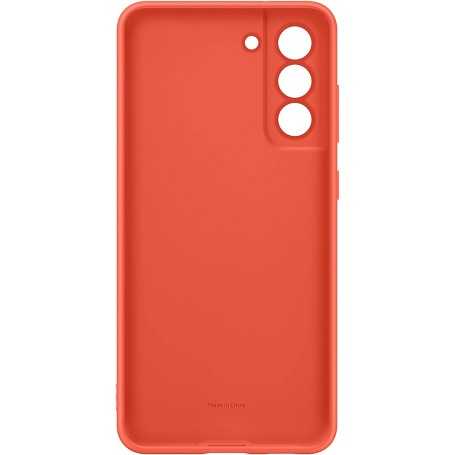 Funda de Silicona para Samsung Galaxy S21 FE Coral Modelo EF-PG990TP