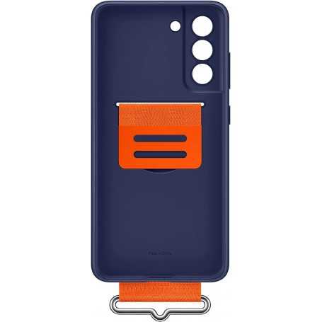 Funda Samsung de Silicona con Correa para Galaxy S21 FE Navy Modelo EF-GG990TN