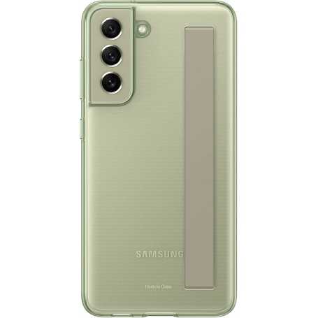 Funda Slim Strap para Samsung Galaxy S21 FE Verde Oliva Modelo EF-XG990CM
