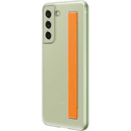 Funda Slim Strap para Samsung Galaxy S21 FE Verde Oliva Modelo EF-XG990CM