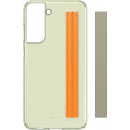 Funda Slim Strap para Samsung Galaxy S21 FE Verde Oliva Modelo EF-XG990CM