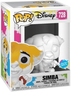 Figura Funko Pop! Disney Simba Para Pintar Modelo 728 |... 2