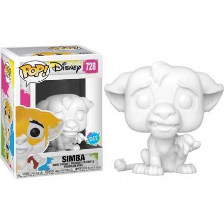 Figura Funko Pop! Disney Simba Para Pintar Modelo 728 | 43685