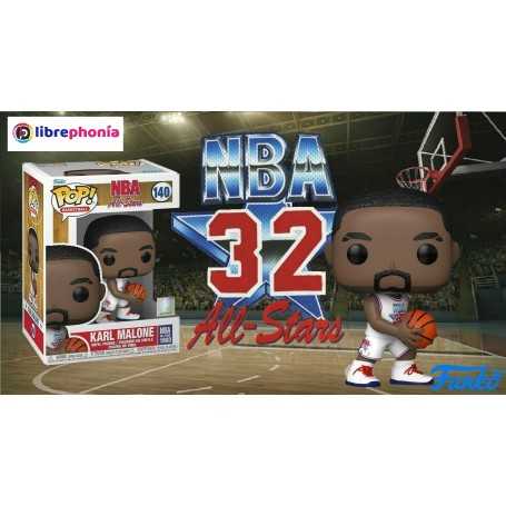 Figura Funko Pop! Baloncesto NBA All Stars Karl Malone Modelo 140 | 59371