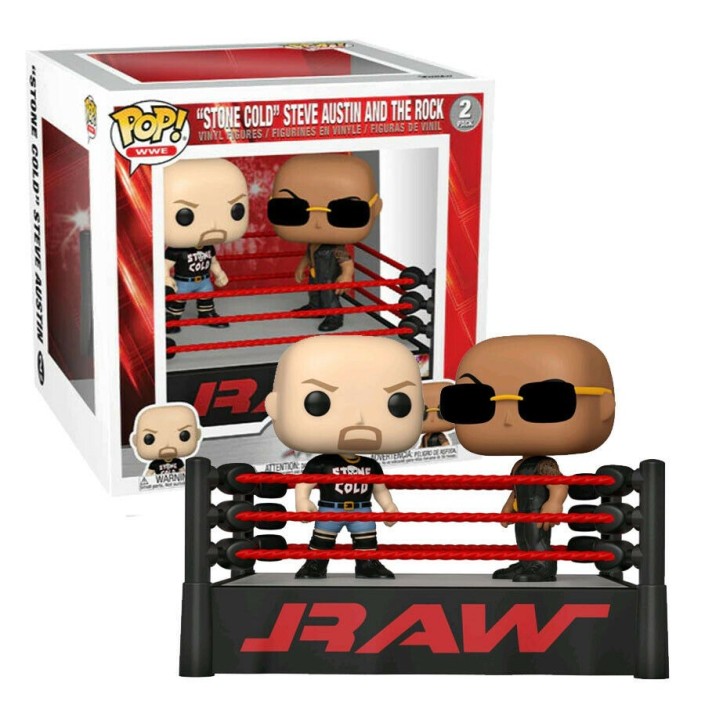 Figura Funko Pop! Momento WWE The Rock Vs Stone...