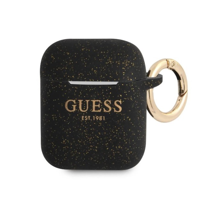 Funda Guess Silicona para Apple Airpods Negro...
