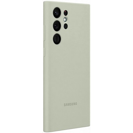 Funda Samsung de Silicona para Galaxy S22 Ultra Verde Oliva Modelo EF-PS908TM | Estado Como Nuevo | Outlet