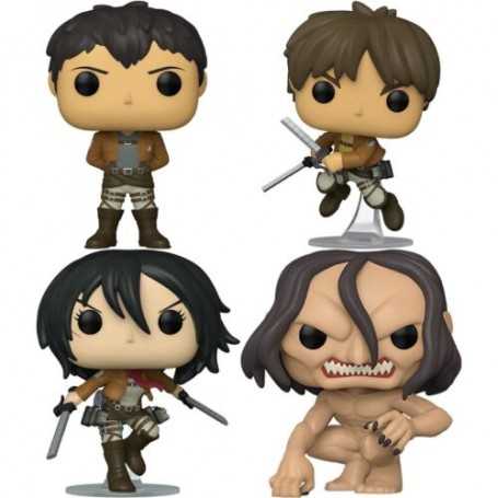 Figura Funko Pop! Animación El Ataque de los Titanes Eren Jaeger Modelo 1165 | 57980