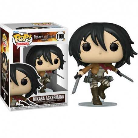 Figura Funko Pop! Animación El Ataque de los Titanes Mikasa Ackermann Modelo 1166 | 57981