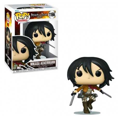 Figura Funko Pop! Animación El Ataque de los Titanes Mikasa Ackermann Modelo 1166 | 57981