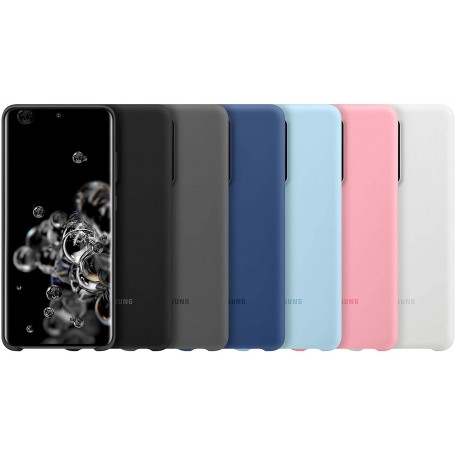 Funda Samsung Silicona Para Galaxy S20 Ultra Color Gris Modelo EF-PG988TJ | Estado Como Nuevo| Outlet