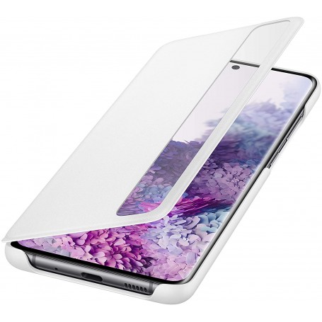 Funda Samsung Clear View para Galaxy S20 Plus Blanco EF-ZG985CW | Estado Como Nuevo | Outlet