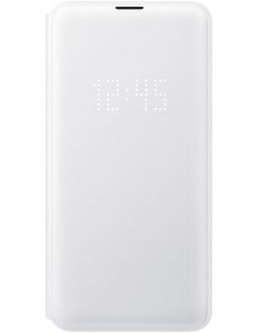 Funda Samsung Led View Para Galaxy S10e Color Blanco...