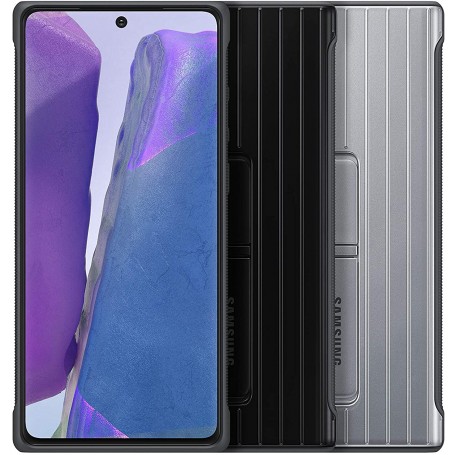 Funda con pie Standing Cover Samsung Galaxy Note 20 Plata Modelo EF-RN980CS