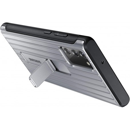 Funda con pie Standing Cover Samsung Galaxy Note 20 Plata Modelo EF-RN980CS