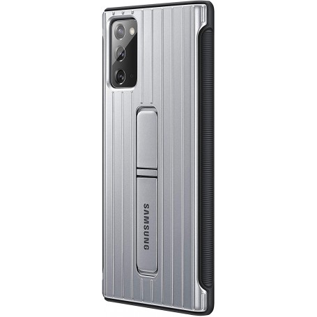 Funda con pie Standing Cover Samsung Galaxy Note 20 Plata Modelo EF-RN980CS