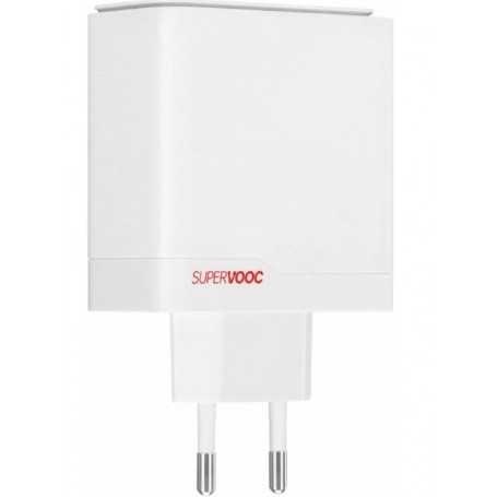 OnePlus Cargador Supervooc 100W USB Doble Puerto Modelo 5461100370 Blanco