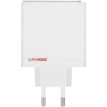OnePlus Cargador Supervooc 100W USB Doble Puerto Modelo 5461100370 Blanco