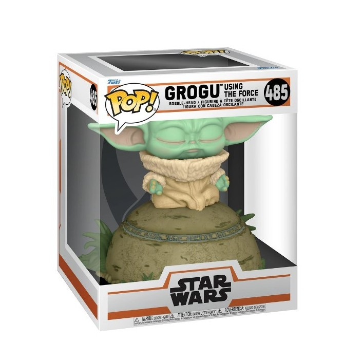 Figura Funko Pop! Star Wars Grogu usando La...