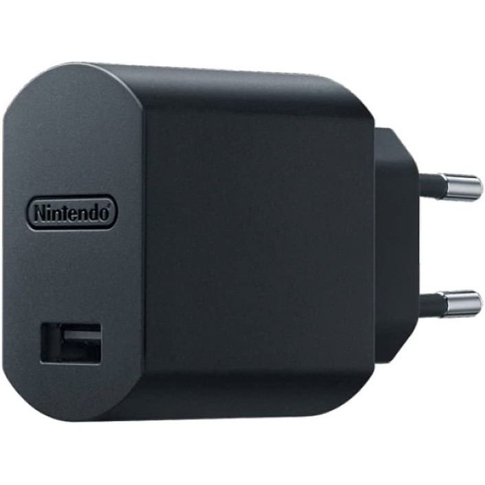 Cargador Nintendo USB AC Nuevo Negro