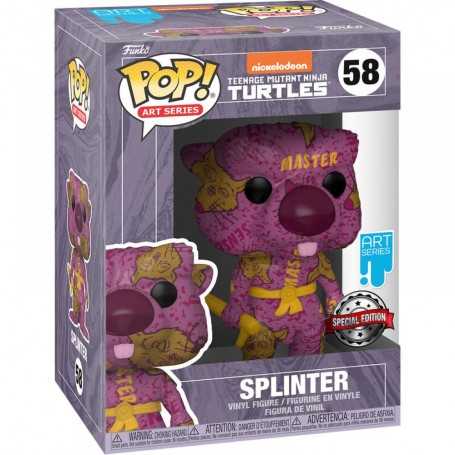 Figura Funko Pop! Nickelodeon Comic Teenage Mutant Tortugas Ninja Splinter Modelo 58 | 60107 Art Series