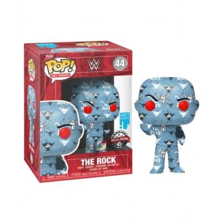 Figura Funko Pop! WWE The Rock Modelo 44 | 59560 Edición Especial Art Series