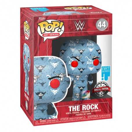Figura Funko Pop! WWE The Rock Modelo 44 | 59560 Edición Especial Art Series