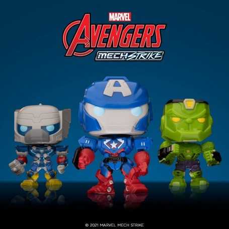 Figura Funko Pop! Marvel Avengers Mech Strike Hulk Modelo 833 | 55237