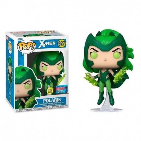 Figura Funko Pop! Marvel X-Men Polaris Modelo 927 | 58596 Edición Limitada Brilla en la Oscuridad