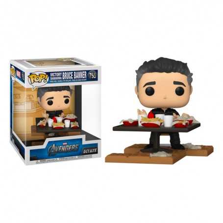 Figura Funko Pop! Marvel Avengers Deluxe Victory Shawarma Bruce Banner Modelo 755 | 54899 Edición Exclusiva