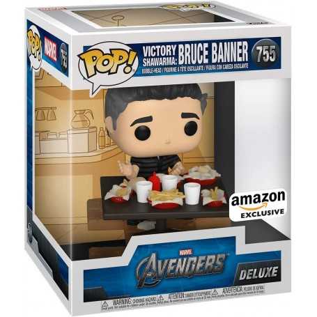 Figura Funko Pop! Marvel Avengers Deluxe Victory Shawarma Bruce Banner Modelo 755 | 54899 Edición Exclusiva